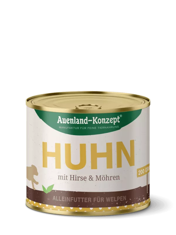 Auenland Welpenkost Huhn mit Hirse 200g